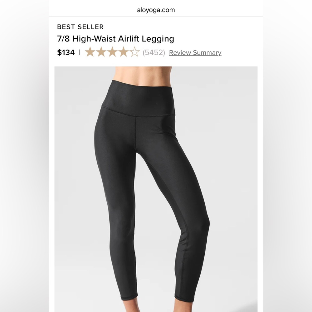 ALO Yoga High-Waist Black Leggings